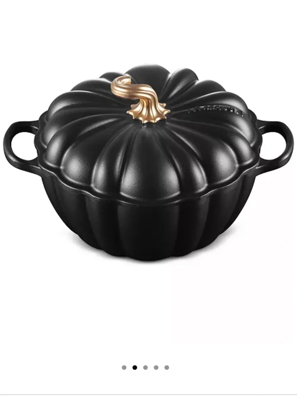 Le Creuset Enameled Cast Iron Signature 4 Qt. Pumpkin Dutch Oven with Lid